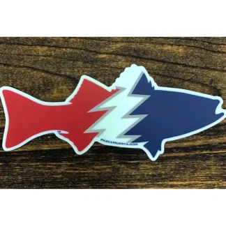 Pesca Muerta Striper Sticker - Grateful - Your Premium Fishing Gear Store Rods Lines Baits Accessories* Fly Fishing