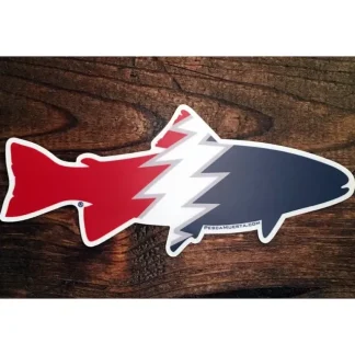 Pesca Muerta Trout Decal - Grateful - Your Premium Fishing Gear Store Rods Lines Baits Accessories* Fly Fishing