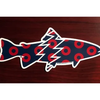 Pesca Muerta Trout x Donuts Sticker - Grateful - Your Premium Fishing Gear Store Rods Lines Baits Accessories* Fly Fishing