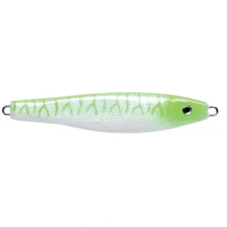 P-Line Halibut Drop Jig 11 oz, Glow Green Tiger - Your Premium Fishing Gear Store Rods Lines Baits Accessories* Bait