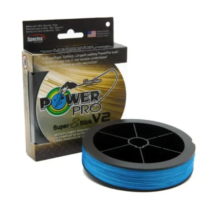 Power Pro Super Slick V2 8 Strand Braided Line, 3000yd 20lb Blue - Your Premium Fishing Gear Store Rods Lines Baits Accessories* Fishing Line