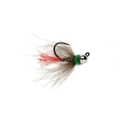 Red Tag Jig Black Tungsten Beadhead Barbless - Your Premium Fishing Gear Store Rods Lines Baits Accessories* Fly Fishing
