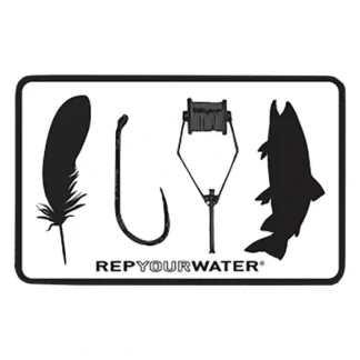 Rep Your Water Fly Tyer Sticker - Your Premium Fishing Gear Store Rods Lines Baits Accessories* Fly Fishing