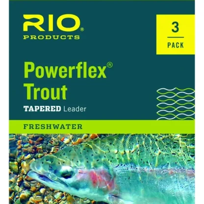 Rio Powerflex Tapered Leader 3-Pack - Your Premium Fishing Gear Store Rods Lines Baits Accessories* Fishing Line