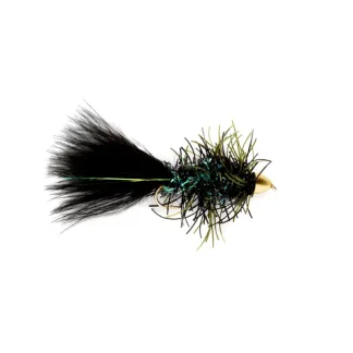 Rubber Bugger Conehead Black - Your Premium Fishing Gear Store Rods Lines Baits Accessories* Fly Fishing