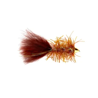 Rubber Bugger Conehead Brown - Your Premium Fishing Gear Store Rods Lines Baits Accessories* Fly Fishing