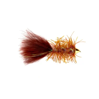 Rubber Bugger Conehead Brown - Your Premium Fishing Gear Store Rods Lines Baits Accessories* Fly Fishing