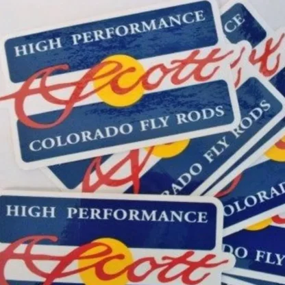 Scott Fly Rods Colorado Flag Sticker - Your Premium Fishing Gear Store Rods Lines Baits Accessories* Rods