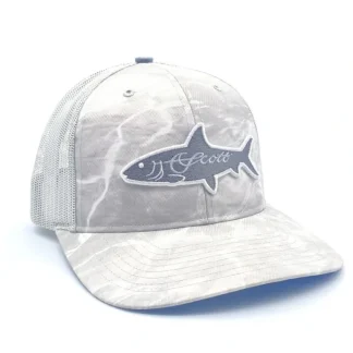 Scott Fly Rods Grey/White Water Camo with Bonefish Patch Hat - Your Premium Fishing Gear Store Rods Lines Baits Accessories* Rods
