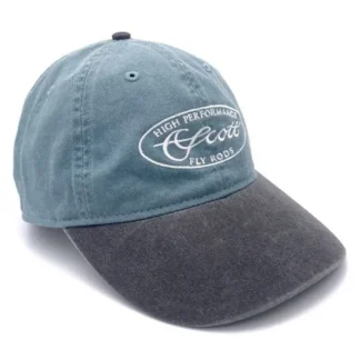 Scott Fly Rods LoPro White Scott Script Hat - Your Premium Fishing Gear Store Rods Lines Baits Accessories* Rods