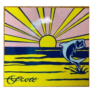 Scott Fly Rods Tarpon/Rising Sun Sticker - Your Premium Fishing Gear Store Rods Lines Baits Accessories* Rods