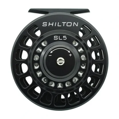 Shilton SL5 (7-8wt) Reel Black Left Hand - Your Premium Fishing Gear Store Rods Lines Baits Accessories* Fishing Line