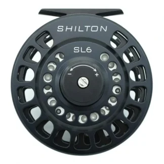 Shilton SL6 (9-10wt) Reel Black - Your Premium Fishing Gear Store Rods Lines Baits Accessories* Fishing Line