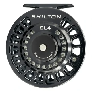 Shilton SL4 (5-6wt) Reel Black Left Hand - Your Premium Fishing Gear Store Rods Lines Baits Accessories* Fishing Line