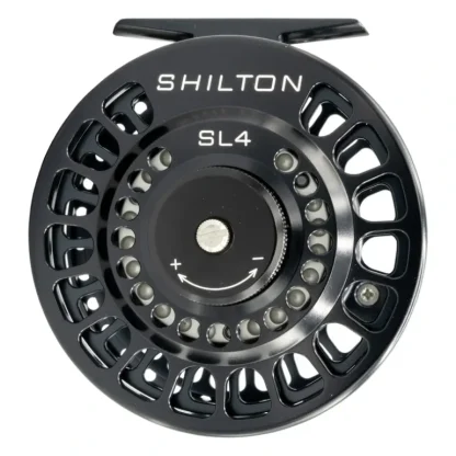 Shilton SL4 (5-6wt) Reel Black Left Hand - Your Premium Fishing Gear Store Rods Lines Baits Accessories* Fishing Line