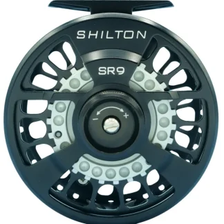Shilton SR9 (8-9wt) Reel Black Right Hand - Your Premium Fishing Gear Store Rods Lines Baits Accessories* Fishing Line