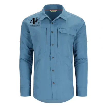 Simms 40th Logo Guide Shirt Neptune - Your Premium Fishing Gear Store Rods Lines Baits Accessories* Fishing Line