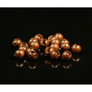 Slotted Tungsten Beads - Mottled Brown - Your Premium Fishing Gear Store Rods Lines Baits Accessories* Fishing Line