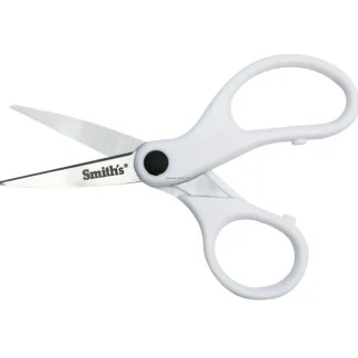 Smith's Stainless Scissors, White, 3" - Your Premium Fishing Gear Store Rods Lines Baits Accessories* Fishing Line