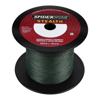 Spiderwire Stealth Braided Superline [1500 Yards, Moss Green/Yellow] - Your Premium Fishing Gear Store Rods Lines Baits Accessories* Fishing Line