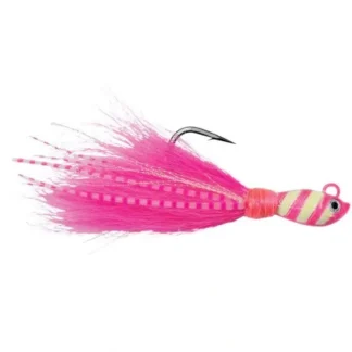 Spro Power Bucktail Zebra Crazy Pink 11/2oz - Your Premium Fishing Gear Store Rods Lines Baits Accessories* Fishing Line