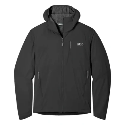 Stio Dawner Hooded Jacket Boundary Black - Your Premium Fishing Gear Store Rods Lines Baits Accessories* Fishing Line