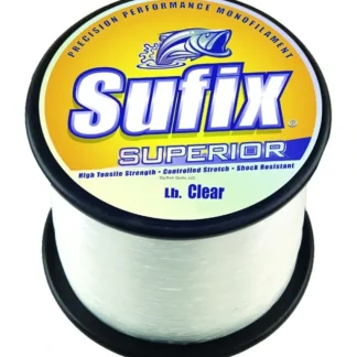 Sufix Superior Monofilament Fishing Line [20-80lb, 4.4lb Spool, Clear] - Your Premium Fishing Gear Store Rods Lines Baits Accessories* Fishing Line