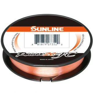 Sunline Power 2C FC Fluorocarbon Line, 165yd, Metered Orange/Clear - Your Premium Fishing Gear Store Rods Lines Baits Accessories* Fishing Line