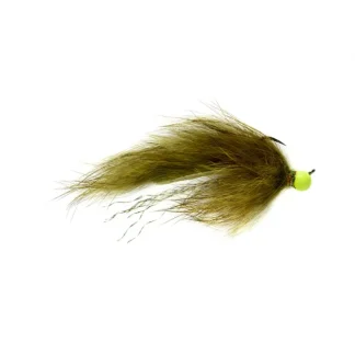 Tactical Hot Head Jig Zonker Olive Barbless - Your Premium Fishing Gear Store Rods Lines Baits Accessories* Shop All