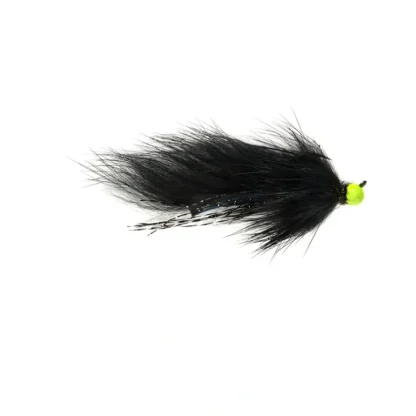 Tactical Hot Head Jig Zonker Black Barbless - Your Premium Fishing Gear Store Rods Lines Baits Accessories* Shop All