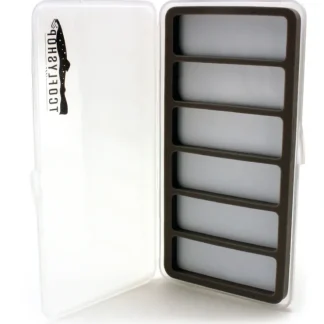 TCO Fly Box - Slim box Tall 6 Compartment - Your Premium Fishing Gear Store Rods Lines Baits Accessories^ Outlet