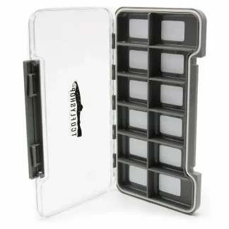 TCO Fly Box - Waterproof thin box 12 Compartment - Your Premium Fishing Gear Store Rods Lines Baits Accessories^ New