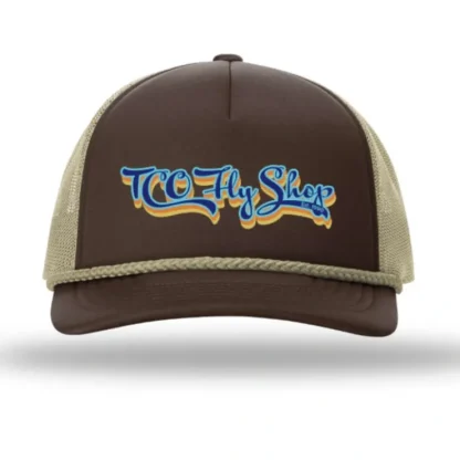 TCO Fly Shop Hat Low Pro Foam Trucker - Retro Logo - Your Premium Fishing Gear Store Rods Lines Baits Accessories^ Discount