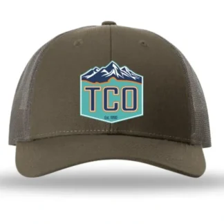 TCO Fly Shop Hat Low Pro Trucker - Crest Logo - Your Premium Fishing Gear Store Rods Lines Baits Accessories^ Fashion