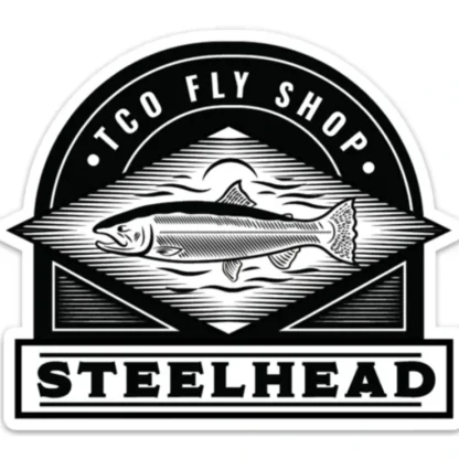 TCO Fly Shop's Steelhead Sticker - Your Premium Fishing Gear Store Rods Lines Baits Accessories^ Hot
