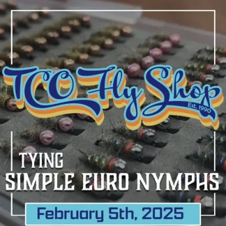 TCO Fly Tying Class: Tying Simple Euro Nymphs with Jacob Gilliand - Your Premium Fishing Gear Store Rods Lines Baits Accessories^ Shop