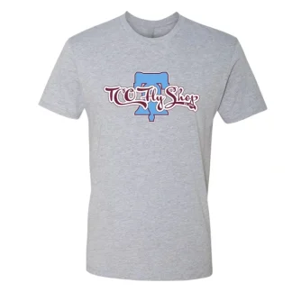 TCO Logo T-Shirt - Retro Phillies Tee - Your Premium Fishing Gear Store Rods Lines Baits Accessories^ Discount