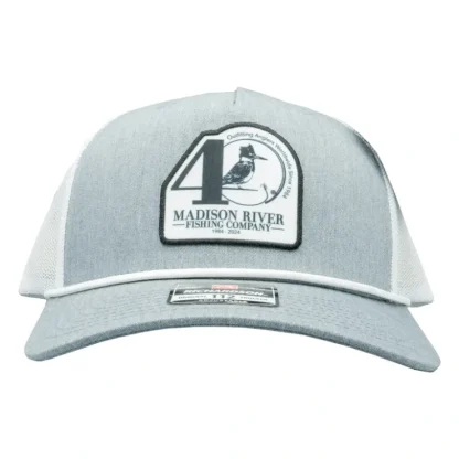 40th Logo 112FPR Rope Trucker Heather Grey/White - Your Premium Fishing Gear Store Rods Lines Baits Accessories^ Fashion