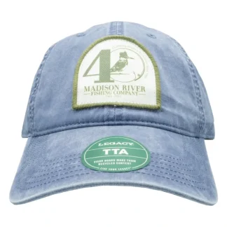 40th Logo Hat Slate Blue w/Printed Front Patch - Your Premium Fishing Gear Store Rods Lines Baits Accessories^ Cheap