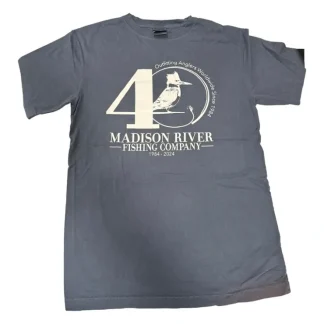 40th Logo Pigment Dyed S/S T-Shirt Washed Navy Chest Logo - Your Premium Fishing Gear Store Rods Lines Baits Accessories^ Sale