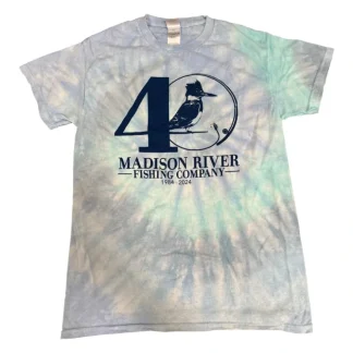 40th Logo Tie Dye S/S T-Shirt - Your Premium Fishing Gear Store Rods Lines Baits Accessories^ Cheap