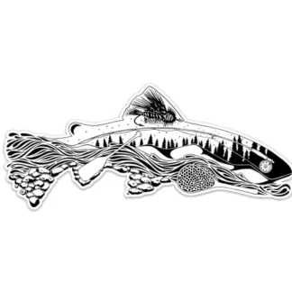 The Remedy - Elements of Fly Fishing Sticker - Your Premium Fishing Gear Store Rods Lines Baits Accessories^ Outlet
