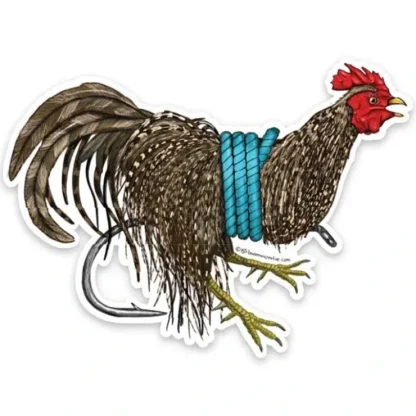 Tied Rooster Hackle Sticker - Your Premium Fishing Gear Store Rods Lines Baits Accessories^ Cheap