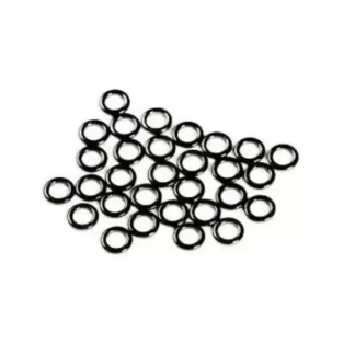 TIPPET RINGS LARGE BLACK NICKEL - Your Premium Fishing Gear Store Rods Lines Baits Accessories^ Cheap