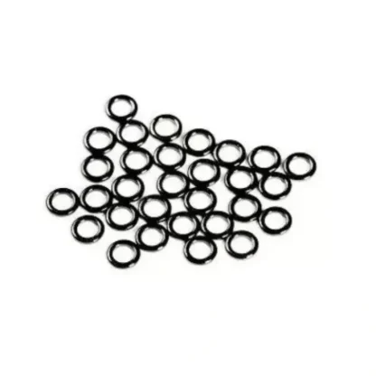 TIPPET RINGS LARGE BLACK NICKEL - Your Premium Fishing Gear Store Rods Lines Baits Accessories^ Cheap