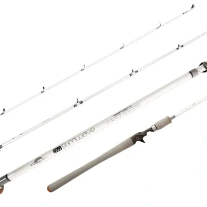 Tsunami Slim Wave White Jigging Conventional Rod - Your Premium Fishing Gear Store Rods Lines Baits Accessories^ Cheap