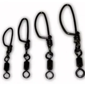 Tsunami Stainless Rolling Snap Swivel with Touranment Snap TS-SSROS - Your Premium Fishing Gear Store Rods Lines Baits Accessories^ Clearance