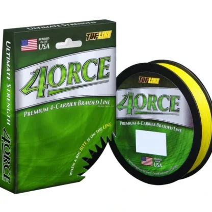 Tuf-Line 4ORCE Braided Line 4-Carrier, 50lb, 300yd - Your Premium Fishing Gear Store Rods Lines Baits Accessories^ Online