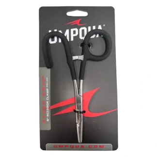 Umpqua River Grip Scissors/Forceps Open Loop Black 6" - Your Premium Fishing Gear Store Rods Lines Baits Accessories^ Cheap