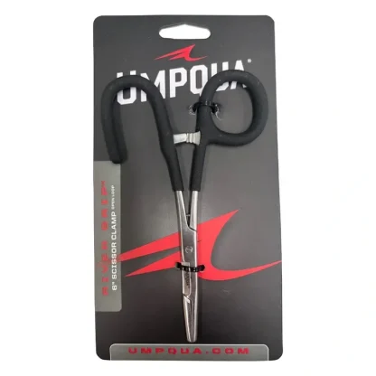Umpqua River Grip Scissors/Forceps Open Loop Black 6" - Your Premium Fishing Gear Store Rods Lines Baits Accessories^ Cheap